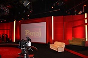 Free Images : auditorium, chair, red, studio, television, tv, set ...