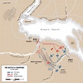 Map of the Battle of Chippewa by Karen Carr, for The National Museum of ...