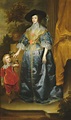 Queen Henrietta Maria and her dwarf Sir Jeffrey Hudson, c.1633