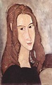 Portrait of Jeanne Hebuterne - Amedeo Modigliani - WikiArt.org ...
