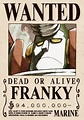 Wanted Poster One Piece Template