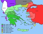 Expansion of Modern Greece - MapSof.net