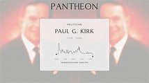 Paul G. Kirk Biography - American politician (born 1938) | Pantheon