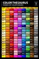 Color Shades & Names Poster – graf1x.com