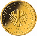 Münze Deutschland | 50-Euro-Goldmünze 2021 "Musikinstrumente - Pauke"