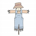 How to Draw a Scarecrow - Easy Drawing Tutorial For Kids