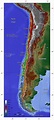 Large physical map of Chile | Chile | South America | Mapsland | Maps ...