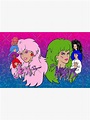 "Jem and the Holograms Vs The Misfits" Poster by evobs | Redbubble