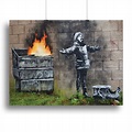 Banksy Seasons Greeting Canvas Print or Poster | Canvas Art Rocks