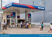 A Small Petron Gas Station Located in Puerto Galera, Philippines ...