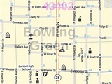 Bowling Green Map, Ohio