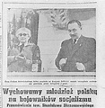 Żona Feliksa Dzierżyńskiego Zofia obok Bieruta Trybuna Ludu 1948-12-18