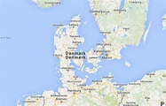 ﻿Mapa de Dinamarca﻿, donde está, queda, país, encuentra, localización ...
