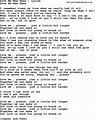Love Song Lyrics for:Love Me-Bee Gees