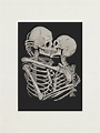 "Skeleton Kiss (Grey Background)" Photographic Print for Sale by Studio ...