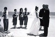 Nick and Lisa Pavonetti beach wedding — Calisphere