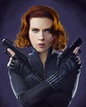 Scarlett Johansson as Black Widow on Behance