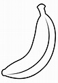 Dibujos de bananas para colorear, descargar e imprimir | Colorear imágenes