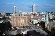 Fort Wayne, Indiana downtown skyline