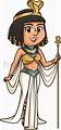 Queen Cleopatra Cartoon Vector Clipart - FriendlyStock