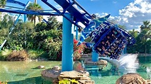 Manta Flying Roller Coaster, 4K 60fps - POV - SeaWorld Orlando - YouTube