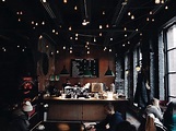 30+ Dark Coffee Shop Aesthetic - DECOOMO