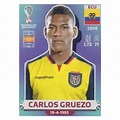 Comprar Cromos Carlos Gruezo Ecuador Panini Fifa World Cup Qatar 2022