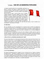 Dia de La Bandera Peruana | Los símbolos | Agitación