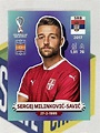 SRB14 Sergej Milinković-Savić (Serbia) Panini World Cup 2022 Sticker ...