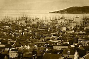 Port of San Francisco in 1851 in California image - Free stock photo ...