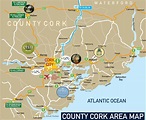 Map of Cork City and County. Things to do, places to visit in Cork