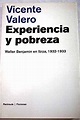 9788483073537: Experiencia y Pobreza: Walter Benjamin En Ibiza, 1932 ...