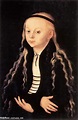 Reproducciones De Pinturas | retrato de un joven chica, 1540 de Lucas ...