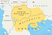ᐈ Macedonia del Norte en mapas - mapas para decargar e imprimir