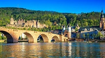 Sfondi del desktop Germania Heidelberg, Neckar River, The 1920x1080