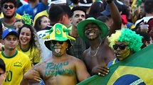 Miles de brasileños festejan la victoria sobre Serbia