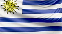 Realistic Uruguay Flag In Stunning 4k Stock Motion Graphics SBV ...