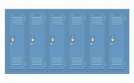 School locker isolated 1270960 Vector Art at Vecteezy