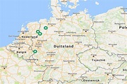 Kaart Duitsland Nederland | Kaart