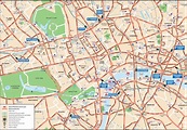 London Attractions Map PDF - FREE Printable Tourist Map London, Waking ...