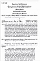 Republic Act No. 10973 | Senate of the Philippines Legislative ...