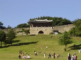 Front view of Sangdangsanseong in Cheongju, South Korea image - Free ...