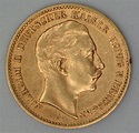 delgrey, edle Metalle & Münzen - 20 Mark,Wilhelm II,Reichsgold,Goldmark ...