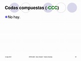 El silabeo 4 02 oct 2017 – día 15 Fonética y fonología españolas - ppt ...