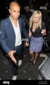 Emma Bunton and her husband Jade Jones leaving Cheryl Cole's 26th ...