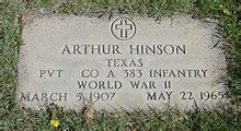 Arthur Hinson (1907-1965) - Find a Grave Memorial