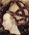 Posible retrato aproximado de María de Trebisonda. Detalle del fresco ...