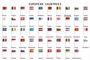 Banderas De Paises De Europa Con Nombres Y Capitales Saberimagenescom ...