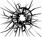 Broken Glass PNG Cracked Glass Vector - Etsy