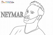 Dibujos de Neymar para Colorear